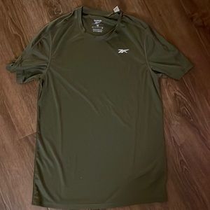 Men’s Reebok Navy Green Speedwick Athletic Tee - Workout Shirt - Medium Men’s